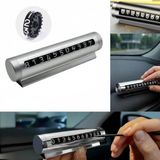 Özssay Luxury Araç Içi Torpido Üstü Çevirmeli Telefon Park Numaratörü Park Tel 10.5x2.7cm Gri - Belirtilmemiş