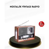 Özssay Nostaljik Radyo – Şık Dekoratif Tasarım ve Güvenli 2 Yıl Garanti