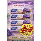 Özssay Polmix Lavanta Kokulu Büzgülü Çöp Torbası Büyük Boy 65X70 cm 10'lu 5 Paket Dayanıklı Sızdırmaz Çöp Poşeti - Belirtilmemiş