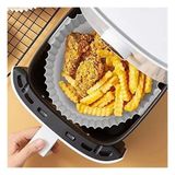 Özssay Renkli Isıya Dayanıklı Yıkanılabilir Silikon Fırın ve Airfryer Yuvarlak Pişirme Matı 20 cm