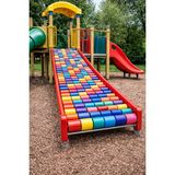 Öztepe Plastik Roller Kaydırak Makarası 10'lu Set | Çocuk Parkı Roller Slide Parçası | Plastik Kaydırak Rulosu - Siyah