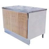 Öztiryakiler 7912.12070.A0 Sıcak Servis Ünitesi, Elektrikli, Ahşap Kaplı, 120x70 Cm