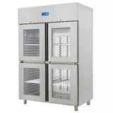 Öztiryakiler 7919.12NMV.11 Monoblok 4 Cam Kapılı Buzdolabı, Gn Tipi, Gn 1200 Nmv.11 Model