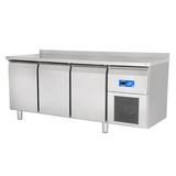 Öztiryakiler 79E3.36LMV.00 3 Inox Kapılı Yatay Tip Derin Dondurucu, Ta 360 Lmv, 304 Kalite