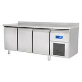 Öztiryakiler 79E3.37LMV.00 3 Inox Kapılı Yatay Tip Derin Dondurucu, Tag 370 Lmv, 304 Kalite