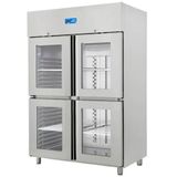 Öztiryakiler 79K3.12NMV.11 Dört Yarım Cam Kapılı Dik Tip Buzdolabı , K Tip , Gn 1200 Nmv Model, 304 Kalite