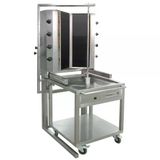 Öztiryakiler 8859.GUD44.CVA Gazlı Döner Ocağı, Arabalı, 8 Radyanlı, Camlı, 44 Gud Cva