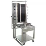 Öztiryakiler 8859.GUD55.CVA Gazlı Döner Ocağı, Arabalı, 10 Radyanlı, Camlı, 55 Gud Cva