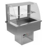 Öztiryakiler Ankastre Mini Self Servis Soğuk Teşhir Dolabı,120Cm,Eta-22C12 Model