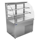 Öztiryakiler Bombe Camlı 430 lt 180x70x135 cm Sıcak Teşhir Dolabı
