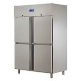 Öztiryakiler Gn 1200 LMV Model Yarım 4 Inox Kapılı Dik Tip Derin Dondurucu