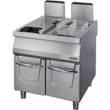 Öztiryakiler OFGI 8090 Dolaplı Gazlı Çiftli 4400 W 22 lt Isı Ayarlı Fritöz