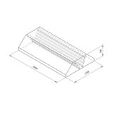 Öztiryakiler Orta Tip Filtreli 350x250 cm Davlumbaz
