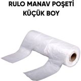 Öztürk Ambalaj Rulo Hışır Manav Poşeti Küçük Boy 150'li Şeffaf Plastik Malzeme ile Dayanıklı Kullanım