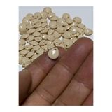 Öztürk Ekru Rengi Oya, Abiye, Takı, Örgü Plastik Gözyaşı Damla Boncuk. 25gr. Tahmini 195 Adet.