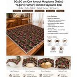 Öztürk Konsept 90X90 cm Pazen Mayalama Örtüsü – Hamur, Yoğurt ve Tarhana Mayalama Bezi – Çok Amaçlı Isı Koruyucu Örtü - Pembe - Beyaz