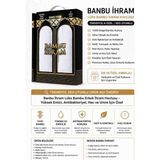 Öztürk Konsept Banbu Ihram %100 Bambu Erkek Ihram Havlusu 2 Parça – Ultra Emici, Antibakteriyel, Yumuşak, Hac ve Umre Ihram Seti - Beyaz - 110 x 220 cm