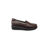 Öztürk Napa Shoes Kadın Hakiki Deri Sıkıştırılmış Köpük Taban Rahat Ultra Hafif Günlük Dolgu Topuk Ayakkabı, KAHVE, 39, PRA-12844495-733425