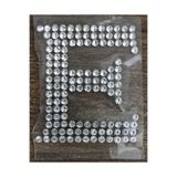 Öztürk Swarovski Taş Yapıştırma Harf. 3.5x3cm.