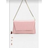 Özüm Çanta Pudra Çanta Deri Görünümlü Zincir Askılı Kadın El ve Omuz Çantası-Şık Portföy Clutch