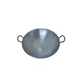 Özyetişen Metal Gri Kavurma Saç Tava Ağız Çap 40 cm 925 gr 150 ml Kalınlık