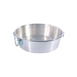 ÖZYETİŞEN METAL Salça Pekmez Leğeni Tarhana Tavası Kulplu Ağız Çap: 80 Derinlik 23 Cm 130 ml Kalınlık Alüminyum