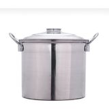 Özyetişen Metal Soba Kazanı Kapaklı 44 cm Alüminyum