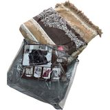 Özyün %100 organik Pamuk ,Battalboy Battaniye Yatak Örtüsü 200 x 220 cm Mükemmel Renk Uyumu Mükemmel Yumuşaklık - Bej - Kahve
