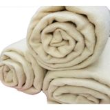 Özyün Tek Kişilik Battaniye Mükemmel %100 Yün Doğal Nauturel Puf Puf Yün Manisa Demirciden - Ekru - 160 x 200 cm