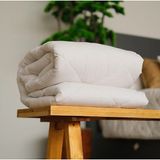 Özyurtlar Home %100 Merinos Kuzu Yün Pike Battal Boy 220X240 - Beyaz