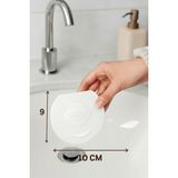 ozzen BEYAZ Lavabo Kötü Koku Giderici Önleyici Silikon Mat Sızdırmaz Lavabo Tıkacı Lavabo Tıpası