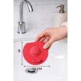 ozzen KIRMIZI Lavabo Kötü Koku Giderici Önleyici Silikon Mat Sızdırmaz Lavabo Tıkacı Lavabo Tıpası
