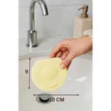 ozzen KREM Lavabo Kötü Koku Giderici Önleyici Silikon Mat Sızdırmaz Lavabo Tıkacı Lavabo Tıpası
