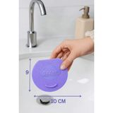 ozzen LİLA Lavabo Kötü Koku Giderici Önleyici Silikon Mat Sızdırmaz Lavabo Tıkacı Lavabo Tıpası