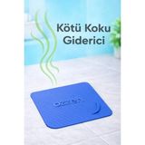 ozzen MAVİ Kötü Koku Böcek Önleyici Silikon Mat Banyo Mutfak Lavabo Balkon Gider Tıpası Kapağı