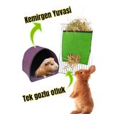 ozzipetshop Cuce Tavsan Hollanda Ginepig Sicak Yatak Ve Ot Torbasi Takimi