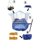 ozzipetshop Kumas Kafes Tulu Kus yataklari Kus tunegi Harika takim