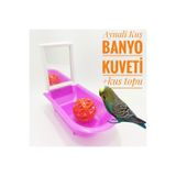 ozzipetshop Kuş Banyo Küveti , Kuş Topu