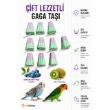 ozzipetshop Muhabbet Kuşu Gaga Taşı 10 Adet Orman Meyveli Mineral Blok Sultan Papağanı Cennet Papağanı İçin