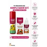 ozzipetshop Muhabbet Kuşu Tüy ve Deri Bakım Seti Genel Bakım Destekleyici Vitamin