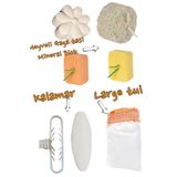 ozzipetshop Papagan gaga tasi, kalamar, orta boy kafes tulu, mineral blok seti