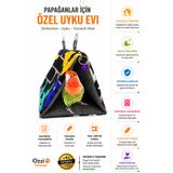 ozzipetshop Sevda Papağanı Hamağı Uyku Hamağı Dinlenme Yatağı Kuş Oyuncağı