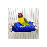 ozzipetshop Sevda Papağanı Için Özel Kuş Yastığı Tünekli Model Süpriz Hediyeli