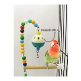 ozzipetshop Sultan Papağanı Forpus Muhabbet Kuşu Tünekli Zilli Stres Oyuncaği