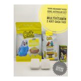 ozzipetshop Yavru Muhabbet Kuşu Yemi Kabuksuz Yumurta Maması Vitamin Damlası Beslenme Seti