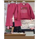 Ozzy Kids Çiçek Nakışlı Kız Çocuk Takım - 4 Yaş - Pembe