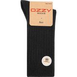 Ozzy Socks 1 Çift Kışlık Gri Erkek Lambswool Yünlü Uyku Çorabı Soft Touch - 01-Siyah - 40 - 44