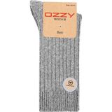 Ozzy Socks 1 Çift Kışlık Gri Erkek Lambswool Yünlü Uyku Çorabı Soft Touch - 0GH-Gri - 40 - 44