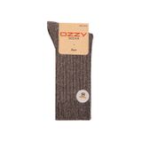 Ozzy Socks 1 Çift Kışlık Siyah Erkek Lambswool Yünlü Uyku Çorabı Soft Touch