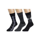 Ozzy Socks 3 Çift Dikişsiz Erkek Penye Pamuklu 4 Mevsim Çorap Dayanıklı Topuk Burun